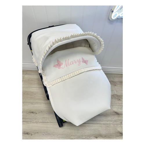 Custom Butterfly Car Seat Set