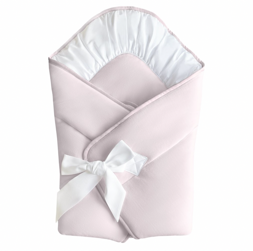 Caramella - Velour Sleeping Bag Baby Pink