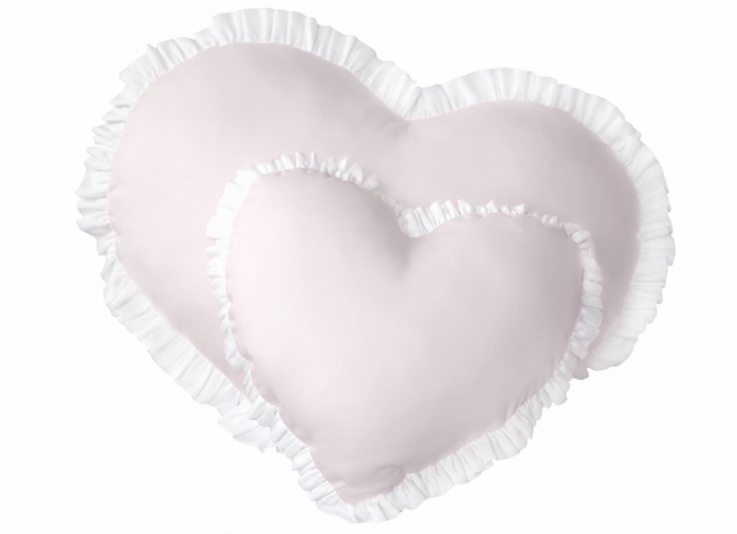 Caramella - Baby pink hearts pillows