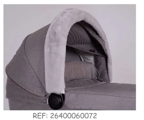 Grey hood trim